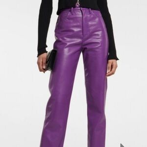 Agolde Faux Leather Pants - Size 26